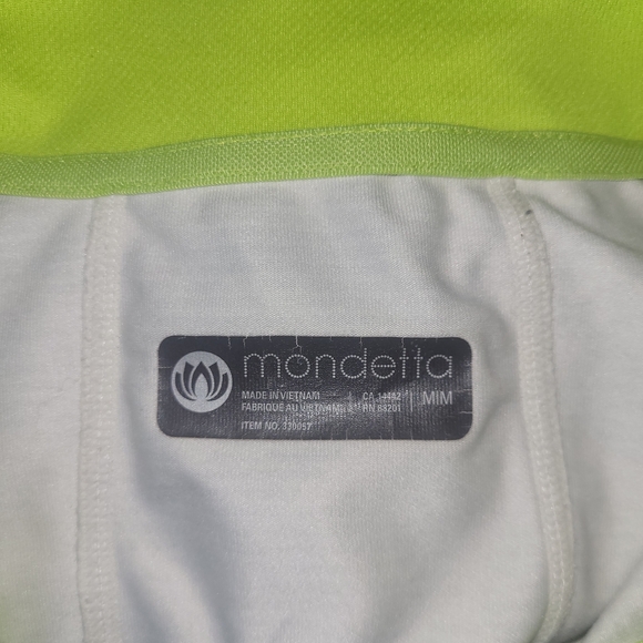 Mondetta White and Grey Floral Patterned Performance Jacket M - Picture 6 of 6